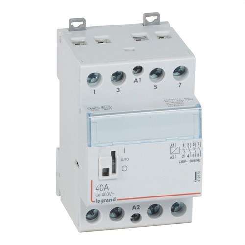 Contacteur 40A 4NO 230V avec la référence 412553 de la marque LEGRAND