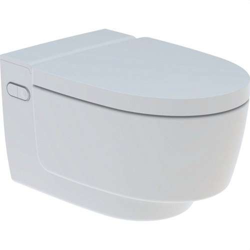 Toilette suspendue avec bidet Geberit AquaClean Mera Comfort blanc avec la référence 146.212.11.1 de la marque GEBERIT