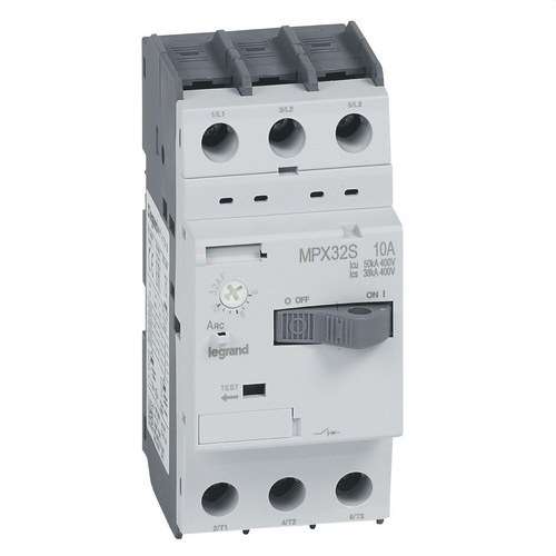 Disjoncteur MPX 32S 6-10A avec la référence 417310 de la marque LEGRAND