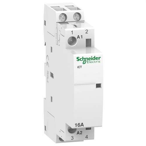 Contacteur modulaire Acti9 iCT 16A 2 P 2 NO 230/240V AC avec la référence A9C22712 de la marque SCHNEIDER ELECTRIC