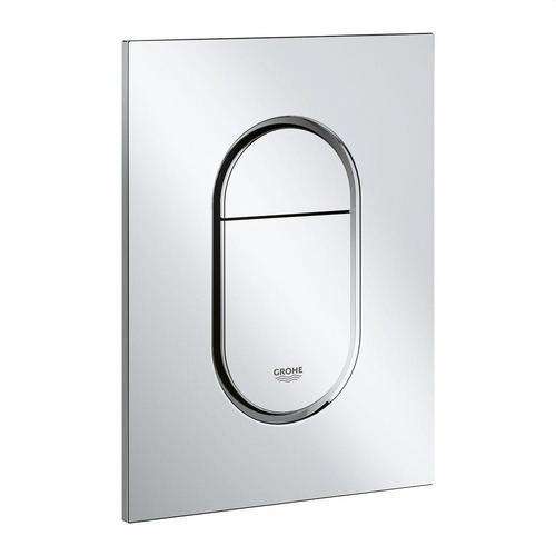 Bouton de chasse double flux réduit Arena Cosmopolitan S Plaque chromée avec la référence 37624000 de la marque GROHE