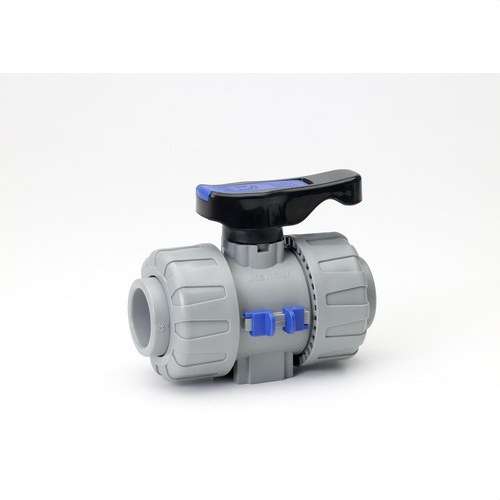 Vanne à bille démontable corps PP boule PP 40mm avec la référence 27NRSPPRCT40 de la marque ITALSAN