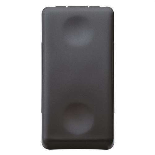 Interrupteur unipolaire neutre de 1 module System Black avec la référence GW21571 de la marque GEWISS