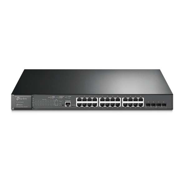 Switch administré JetStream 28 ports Gigabit L2 avec PoE+ sur 24 ports avec la référence TL-SG3428MP de la marque TP-LINK