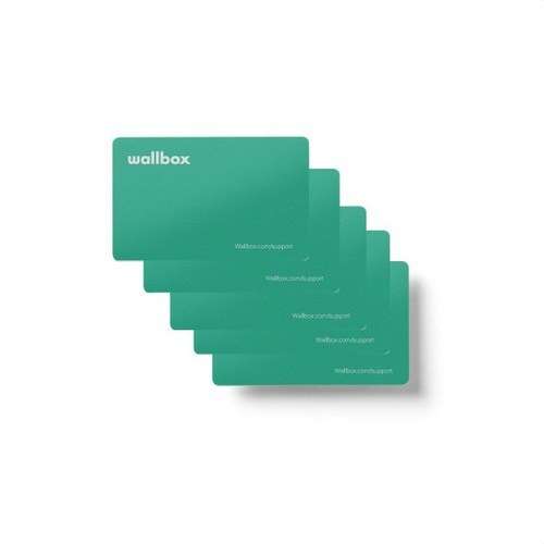 Pack de 10 cartes RFID pour chargeur de voiture électrique WallBox avec la référence 000000663 de la marque WALLBOX
