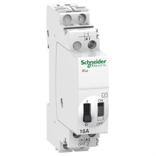 Télérupteur ITLC 16A 230V CA 110V CC avec la référence A9C33811 de la marque SCHNEIDER ELECTRIC