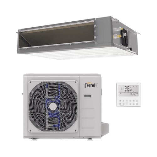 Climatiseur gainable avec wifi Ferroli Giada C 10,5 kW 36000 BTU avec la référence 4B4970369 de la marque FERROLI