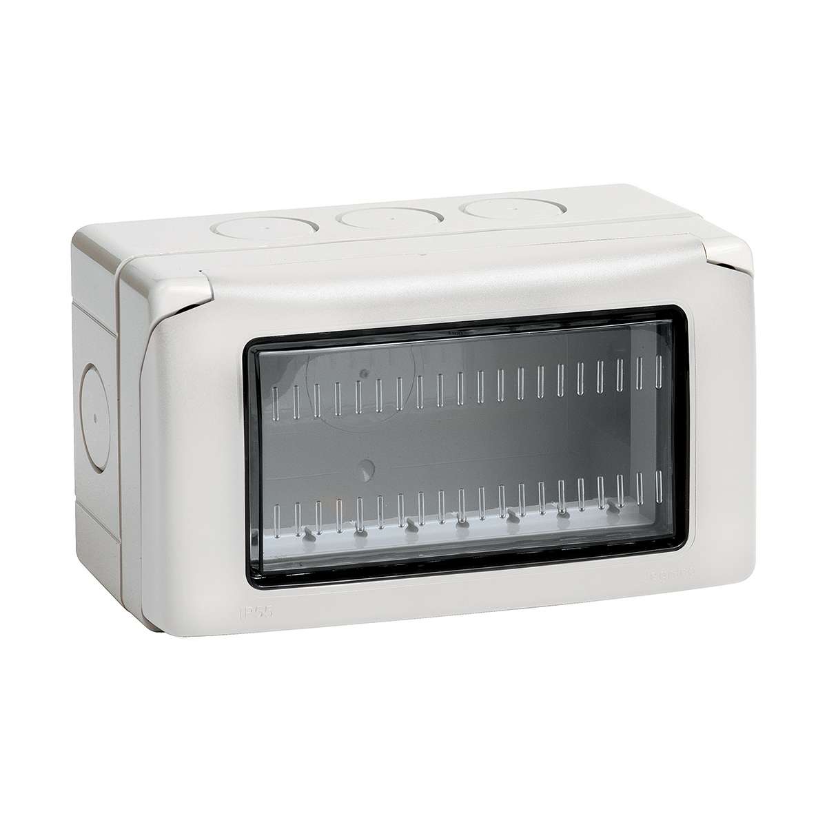 Boîte Idrobox IP55 grise 4 modules - Pour Classia et Light Now avec la référence 27504 de la marque BTICINO