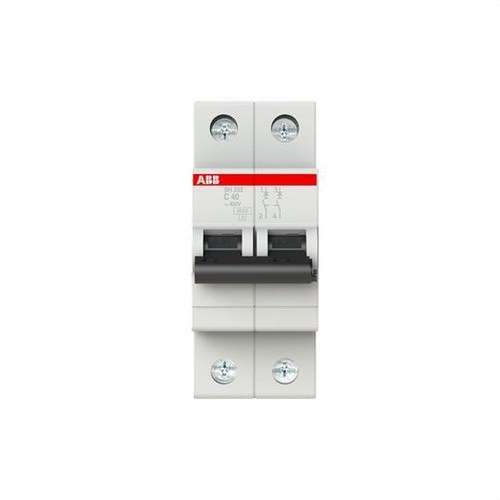 Disjoncteur SH201-C40NA 1P+N 40A Courbe C Courbe C 6kA avec la référence 2CDS211103R0404 de la marque ABB