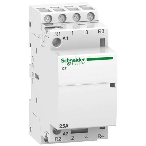 Contacteur ICT 25A 2 NO+2 NC 230/240V CA avec la référence A9C20838 de la marque SCHNEIDER ELECTRIC