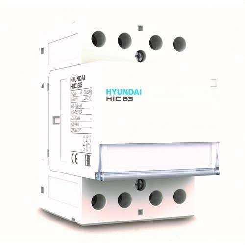 Contacteur modulaire 40A 4NO+0NC 230V AC avec la référence HIC40-40NSX230 de la marque HYUNDAI