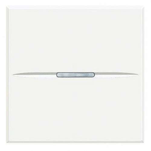 Interrupteur axial lumineux de 2 modules blanc Axolute avec la référence HD4001M2AN de la marque BTICINO