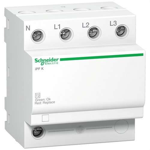 Parafoudre transitoire type 2 Acti9 iPF k 3P+N 20 kA 340V avec la référence A9L15693 de la marque SCHNEIDER ELECTRIC