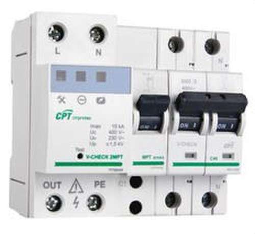 Parafoudre Cirprotec V-CHECK MPT 2MPT 40A avec la référence 77706453 de la marque CIRPROTEC