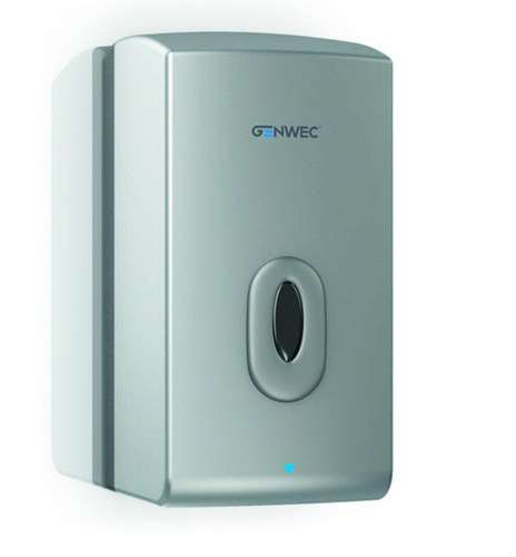 Distributeur automatique de savon 1100ml ABS argenté avec la référence GW04 14 01 04 de la marque GENWEC