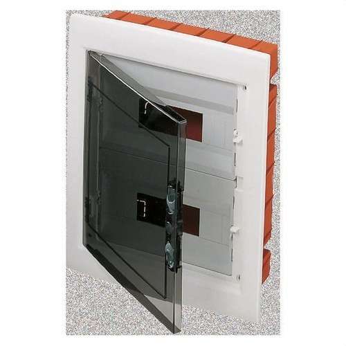 Tableau de distribution encastrable avec porte fumée 24 modules (12x2) avec la référence GW40606 de la marque GEWISS
