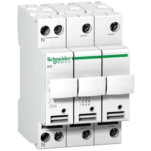 Porte-fusibles sectionneur STI 3P+N 400V avec la référence A9N15657 de la marque SCHNEIDER ELECTRIC