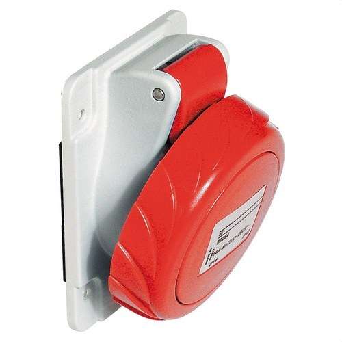 Socle encastrable incliné 63A 3P+N+TT 380-415V IP67 avec la référence 81283 de la marque SCHNEIDER ELECTRIC
