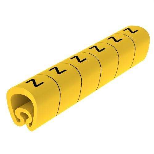 Marqueurs prédécoupés jaunes Ø18 PVC plastifiés avec la référence 1813-Z de la marque UNEX
