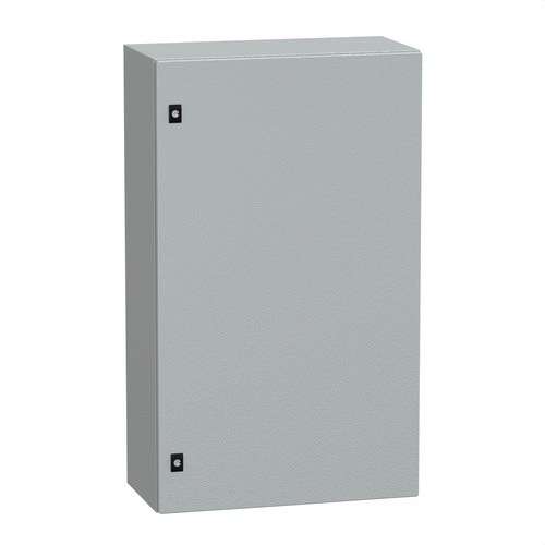 Armoire murale en acier porte pleine sans plaque de montage 1000x600x300 PanelSeT CRN avec la référence NSYCRN106300 de la marque SCHNEIDER ELECTRIC