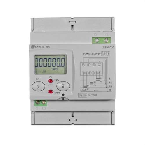 Compteur d'énergie triphasé indirect CEM-C31-T1 avec la référence Q23511. de la marque CIRCUTOR