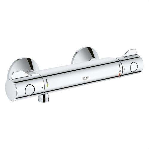 Mitigeur de douche thermostatique Grohtherm 800 chrome avec la référence 34558000 de la marque GROHE