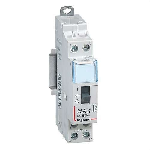Contacteur 25A 2NO 230V avec la référence 412501 de la marque LEGRAND