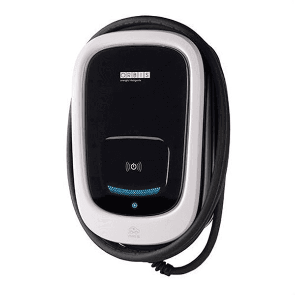 Chargeur voiture électrique monophasé 7,4 kW Orbis VIARIS ISI 230 V Câble 5 mètres Type 2 avec la référence OB94S220HA1 de la marque ORBIS