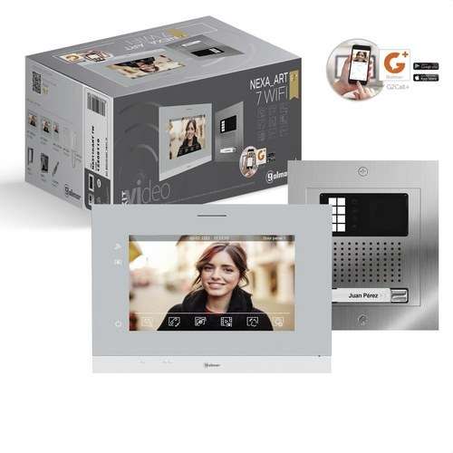 Kit vidéo 1 ligne avec WiFi Golmar NX5110/ART 7W avec la référence 12205119 de la marque GOLMAR