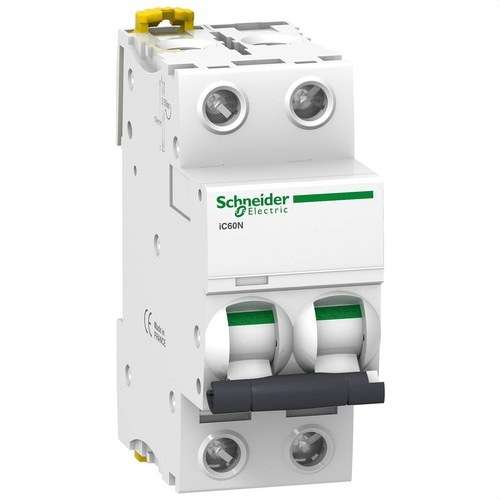 Disjoncteur IC60N 2P 3A Courbe C avec la référence A9F74203 de la marque SCHNEIDER ELECTRIC