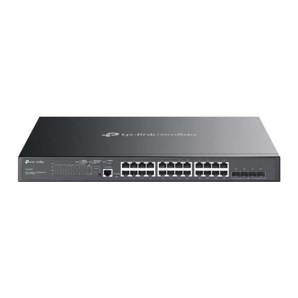 Switch Omada L2+ de 24 ports Gigabit et 4 SFP, avec 24 PoE+ avec la référence TL-SG3428 de la marque TP-LINK