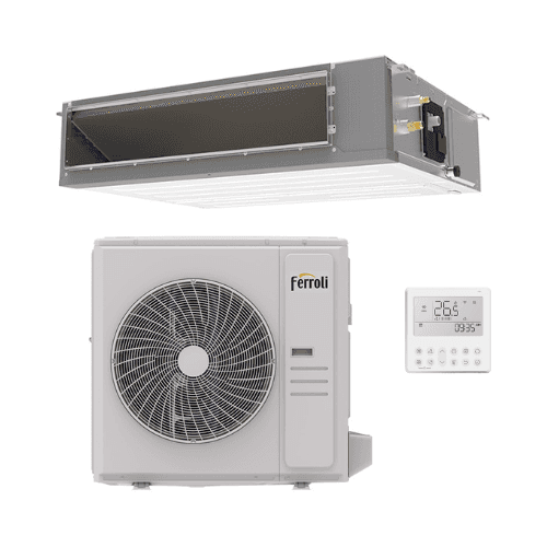 Climatiseur gainable avec wifi Ferroli Giada C 14 kW 48000 BTU avec la référence 4B4970489 de la marque FERROLI