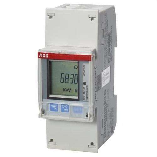 Compteur d'énergie numérique B21 112-100 Acier RS485 avec la référence 2CMA100150R1000 de la marque ABB