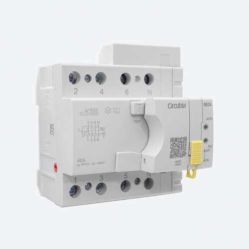 Disjoncteur différentiel réarmable REC4 4P 63A 300mA avec la référence P26F33. de la marque CIRCUTOR