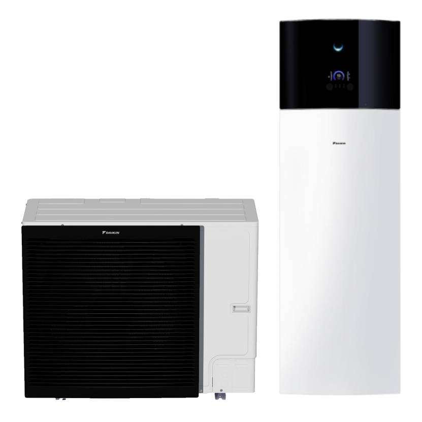 Ensemble aérothermique Daikin Altherma 3 Bibloc 16 kW 230 litres avec la référence EBVX16S23D6VERLA16DV37 de la marque DAIKIN