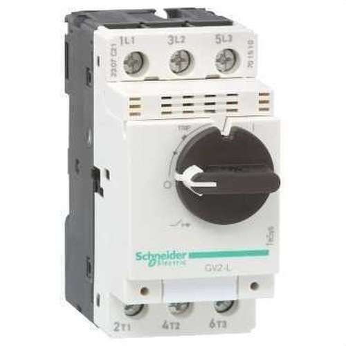 Disjoncteur magnétique 4A connexion par vis avec la référence GV2L08 de la marque SCHNEIDER ELECTRIC