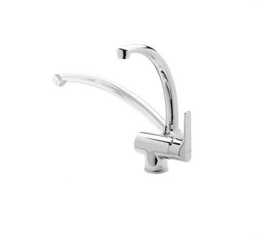 Mitigeur de cuisine rabattable K8 chrome avec la référence 61900 28 45 66 de la marque GENEBRE