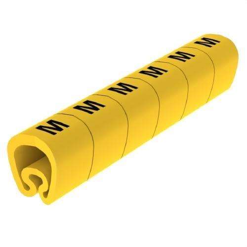 Balises prédécoupées jaunes Ø18 PVC plastifiées avec la référence 1813-M de la marque UNEX