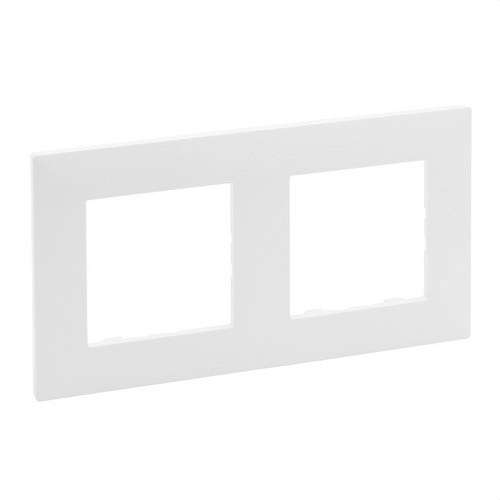 Cadre décoratif 2 éléments blanc mat Niloé Step avec la référence 864172 de la marque LEGRAND