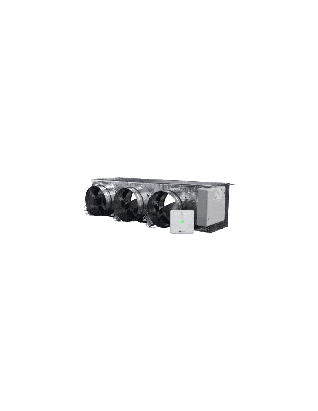 Plénum motorisé Airzone Easyzone 25 Wi-Fi Medium AZC25GREBS04S3 pour Gree – 3 sorties Ø200 mm (capacité moyenne) avec la référence AZC25GREBS04S3 de la marque AIRZONE