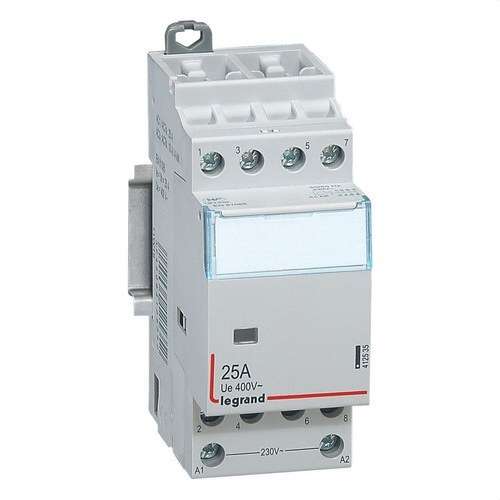 Contacteur 4P 25A 4NO 230V Legrand CX3 avec la référence 412535 de la marque LEGRAND
