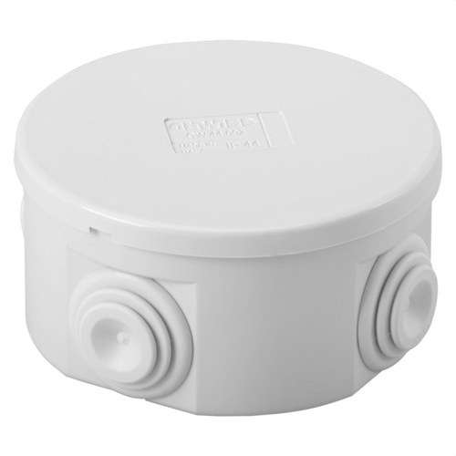 Boîte de dérivation avec couvercle bas à pression diamètre 80x40mm avec la référence GW44002 de la marque GEWISS