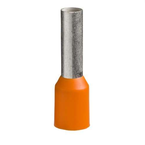 Embout de câble isolé sans isolation 4mm2 orange avec la référence DZ5CE042 de la marque SCHNEIDER ELECTRIC