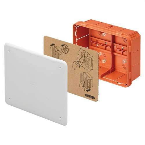 Boîte de dérivation et de connexion avec rails DIN 48PT 196x152x75mm avec la référence GW48006 de la marque GEWISS