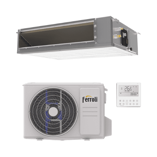Climatiseur gainable avec wifi Ferroli Giada C 5,3 kW 18000 BTU avec la référence 4B4970189 de la marque FERROLI