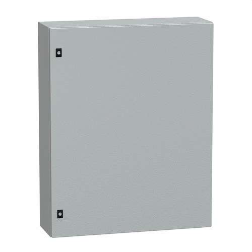 Armoire murale en acier porte pleine sans plaque de montage 1000x800x250 PanelSeT CRN avec la référence NSYCRN108250 de la marque SCHNEIDER ELECTRIC