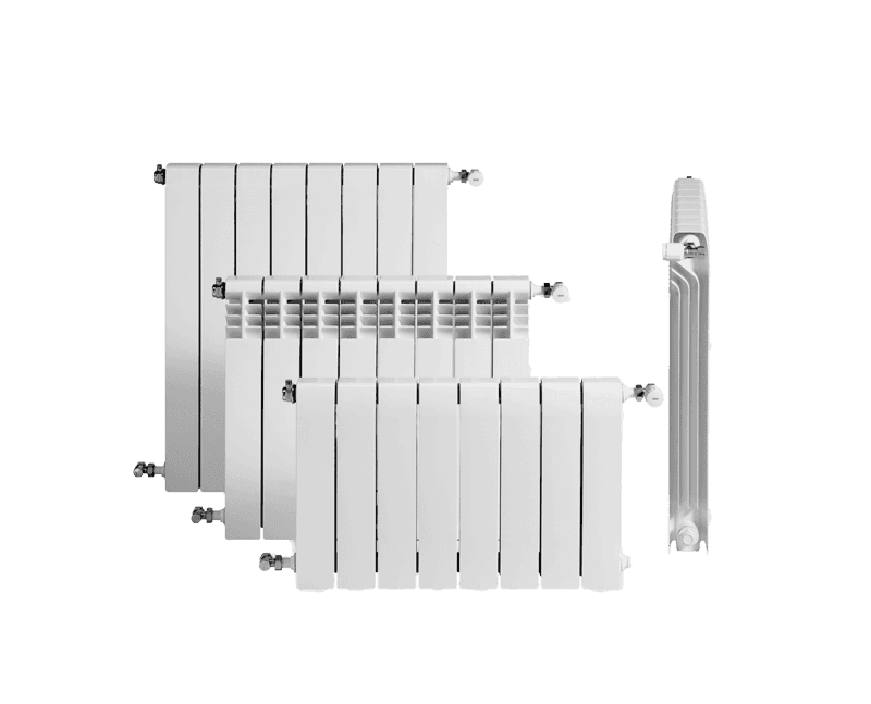 Radiateur d'eau réversible DUBAL 60 4 éléments avec la référence 194A25401 de la marque BAXI 