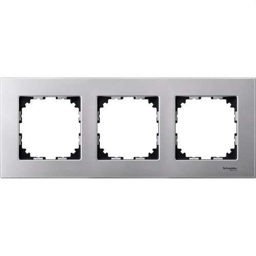Cadre en aluminium 3 éléments vertical/horizontal D-Life avec la référence MTN4030-3160 de la marque SCHNEIDER ELECTRIC