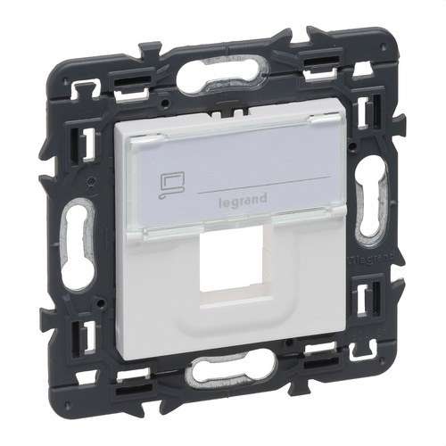 Adaptateur pour RJ45 blanc Valena Next avec la référence 741277 de la marque LEGRAND