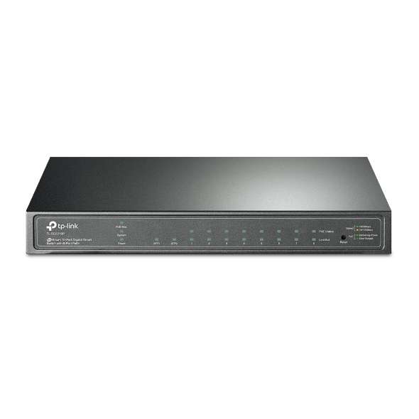 Commutateur intelligent Gigabit à 10 ports JetStream avec PoE+ sur 8 ports avec la référence TL-SG2210P de la marque TP-LINK